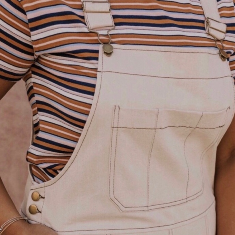 ROOLEE rolled gaten stitched overalls